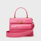 Marc Jacobs Uptown Leather Shoulder Bag in Pink
