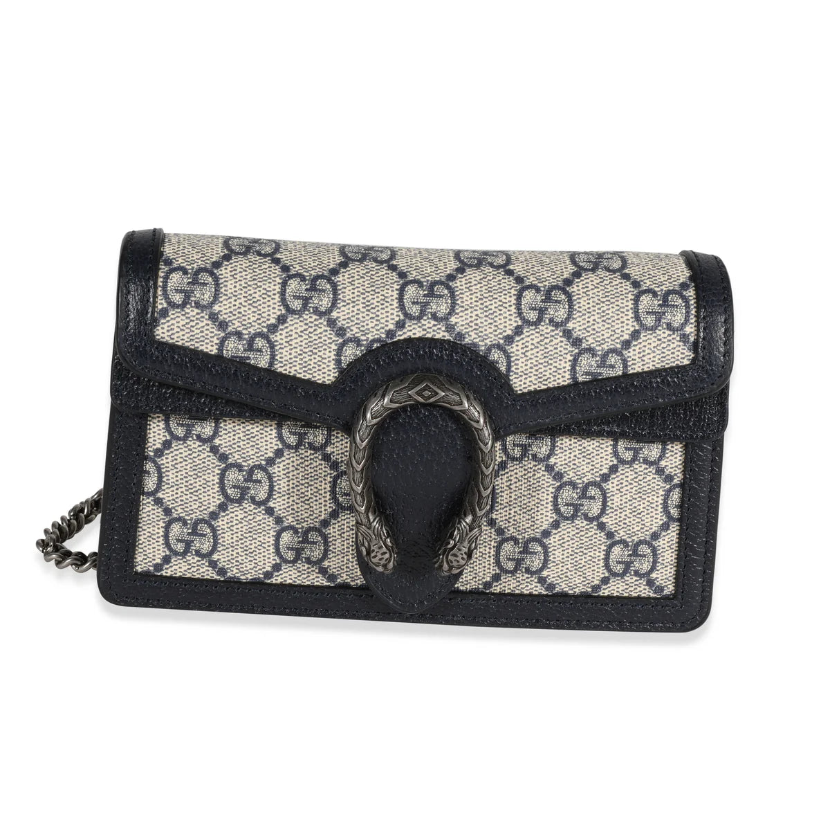Gucci Dionysus GG Super Mini Bag in Beige and Blue