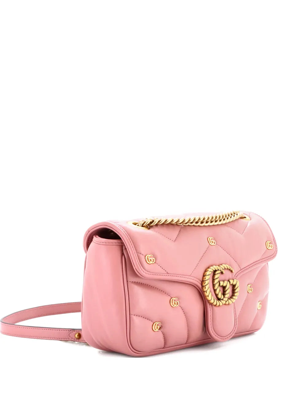 Gucci GG Marmont Shoulder Bag in Pink