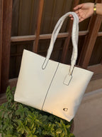 Coach North Tote 32 in White