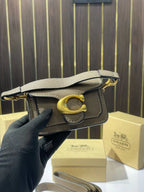 Coach Tabby 12 Top-Handle Bag in Brown