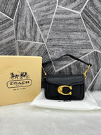 Coach Tabby 12 Top-Handle Bag in Black