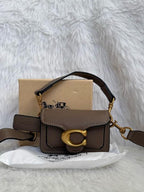 Coach Tabby 12 Top-Handle Bag in Brown