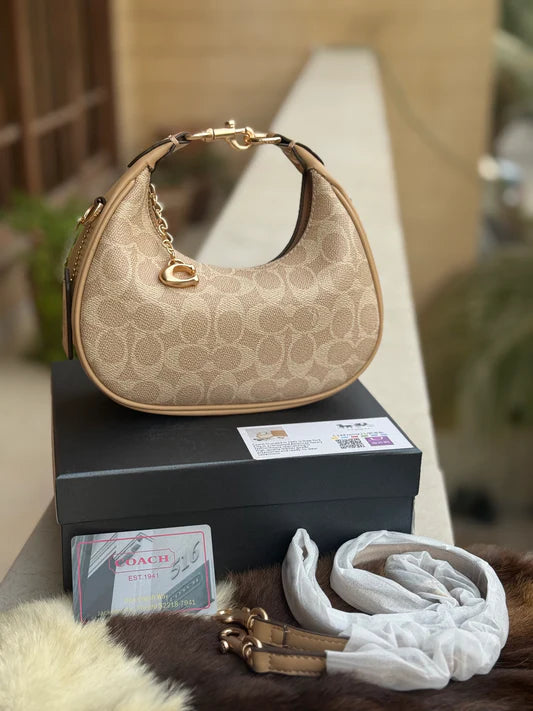 Coach Jonie Mini Bag in Light Brown