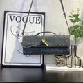 Bottega Veneta Andiamo Suede Clutch Bag in Black