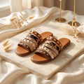 Pointed-toe flat sandal