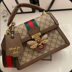 Gucci Beige GG Queen Margaret Top Handle Bag -259