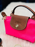 Longchamp Tote Crossbody Bag Xs Mini Pink -438