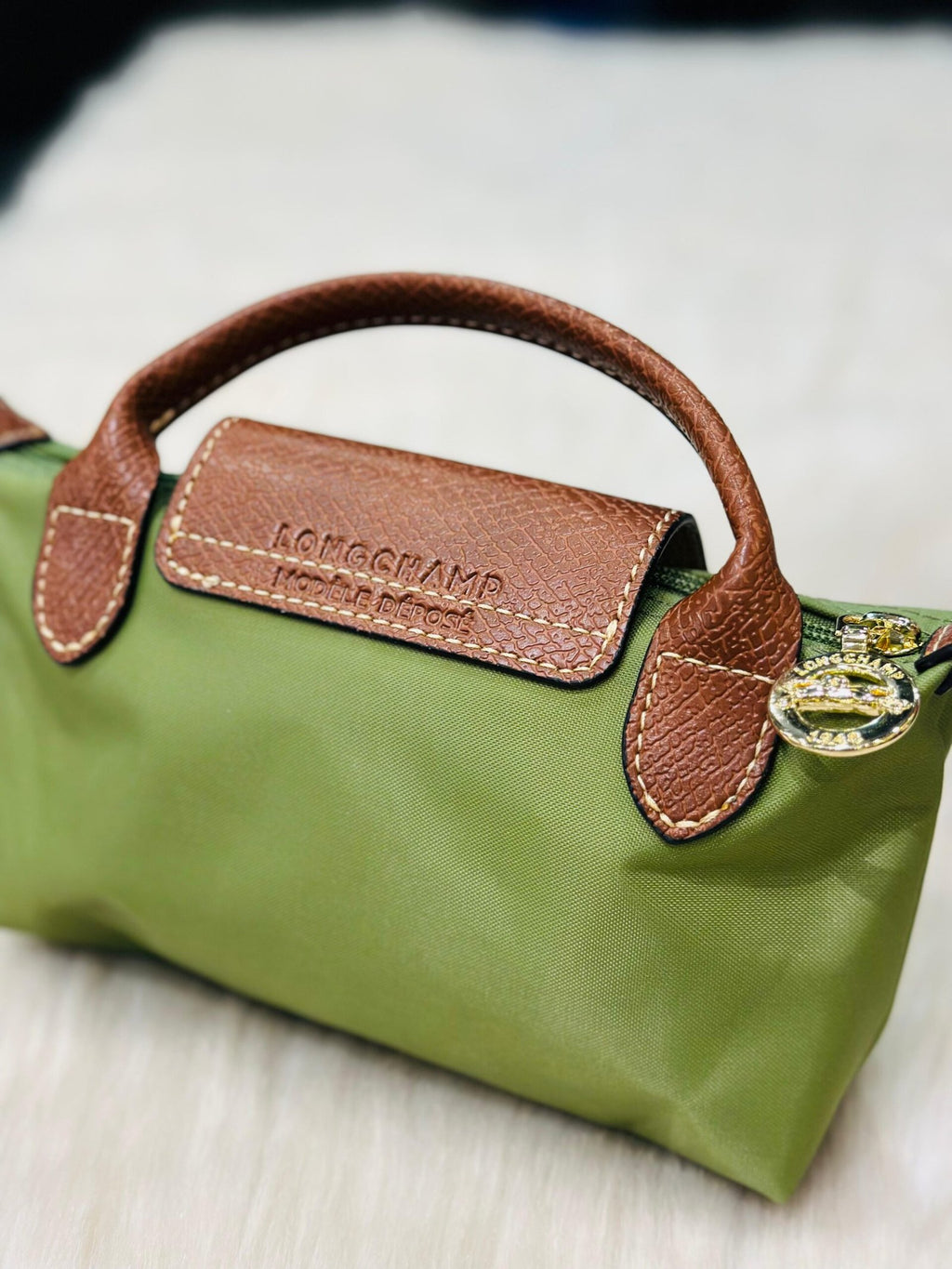 Longchamp Tote Crossbody Bag Xs Mini Green -439