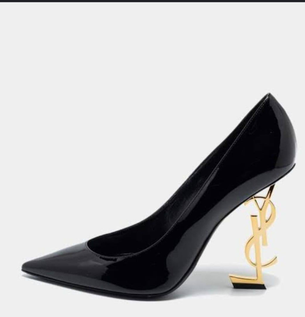 Saint Laurent Nero Opyum Patent YSL-Heel Pumps -33
