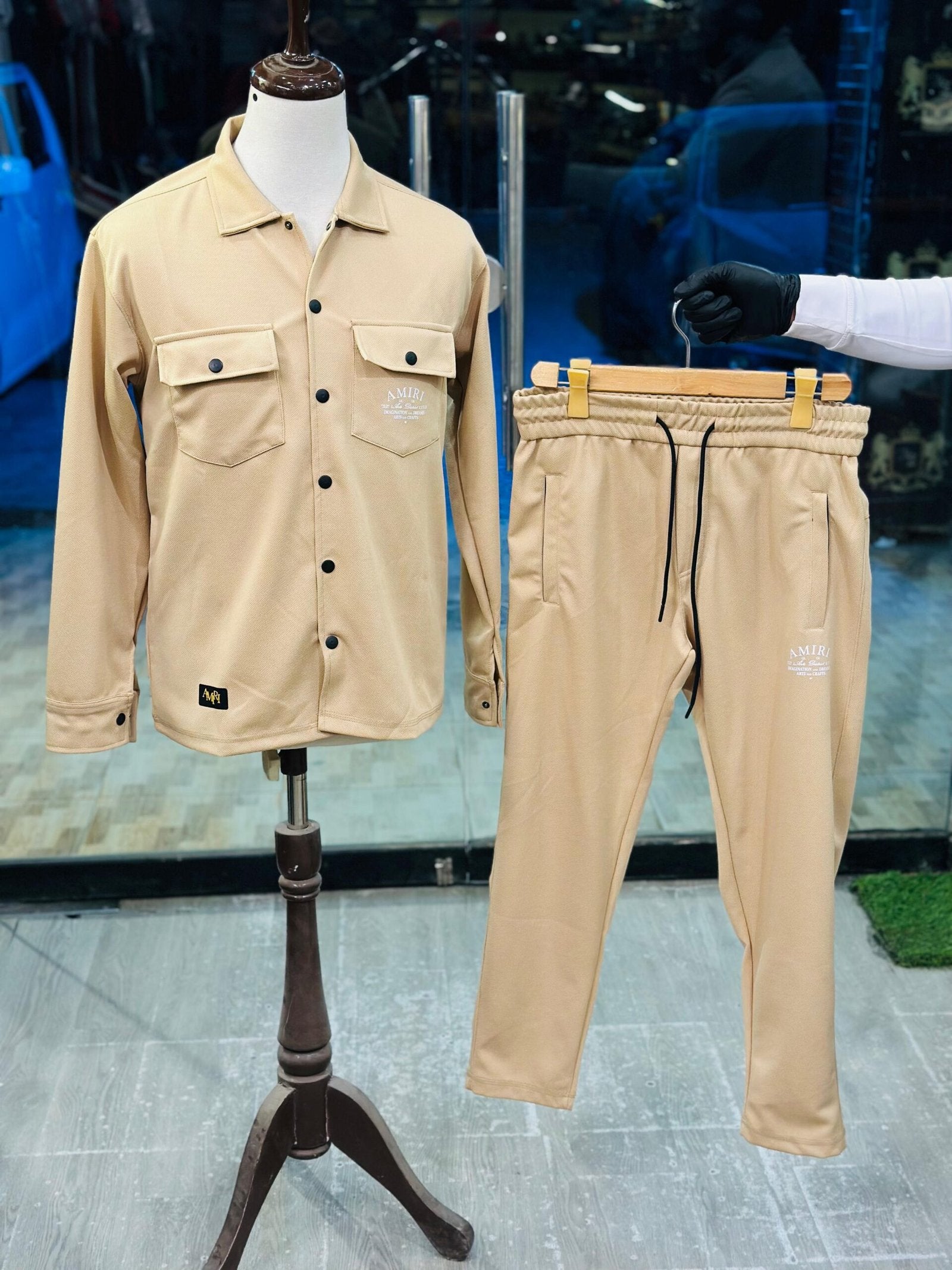 Customized Full Sleeve Safari Suit -35