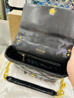 Bulgari Serpenti Sugarloaf Black Shoulder Bag -322