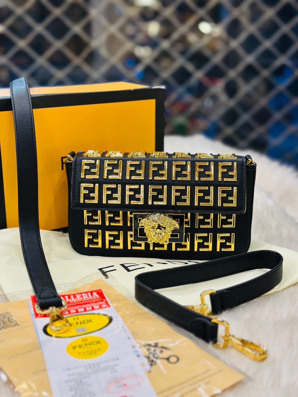 FENDI VERSACE LADIES HANDBAG-326