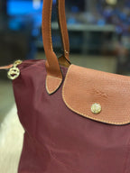 Longchamp Red Nylon Le Pliage Tote -221