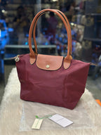 Longchamp Red Nylon Le Pliage Tote -221