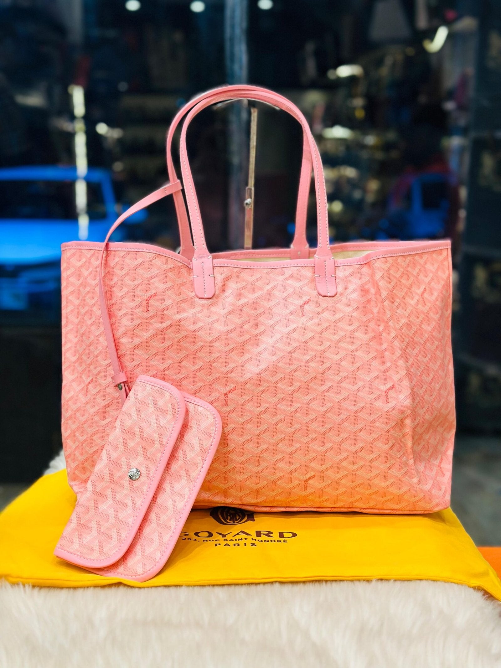 Goyard Anjou Reversible Tote Coated Canvas Medium -247