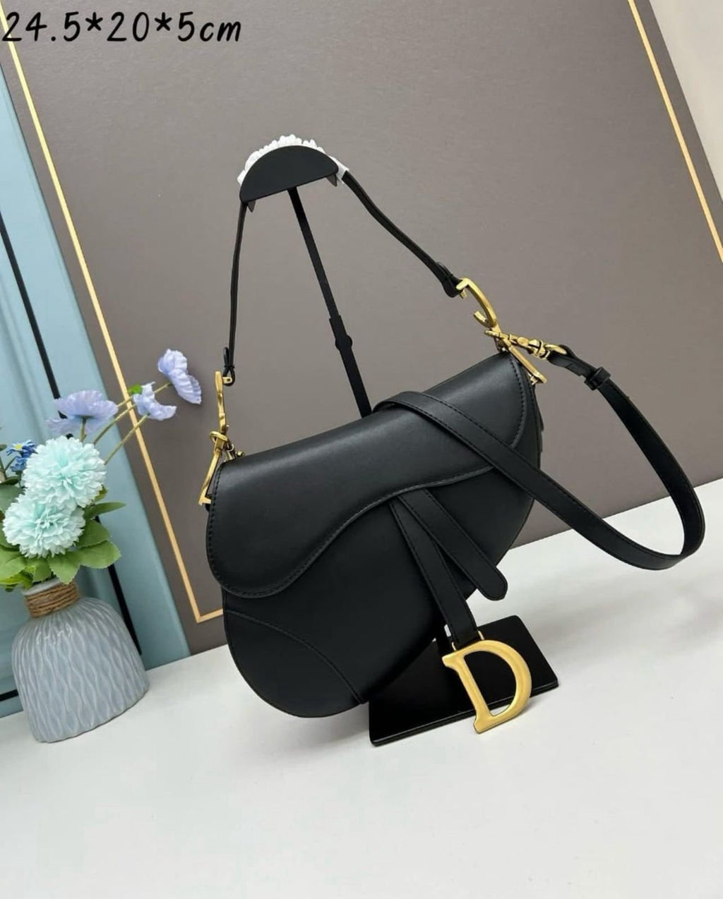 DIOR Saddle Bag Black