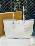 COACH CITY TOTE BAG IN SIGNATURE CANVAS -334
