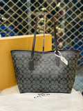 COACH CITY TOTE BAG IN SIGNATURE CANVAS -335