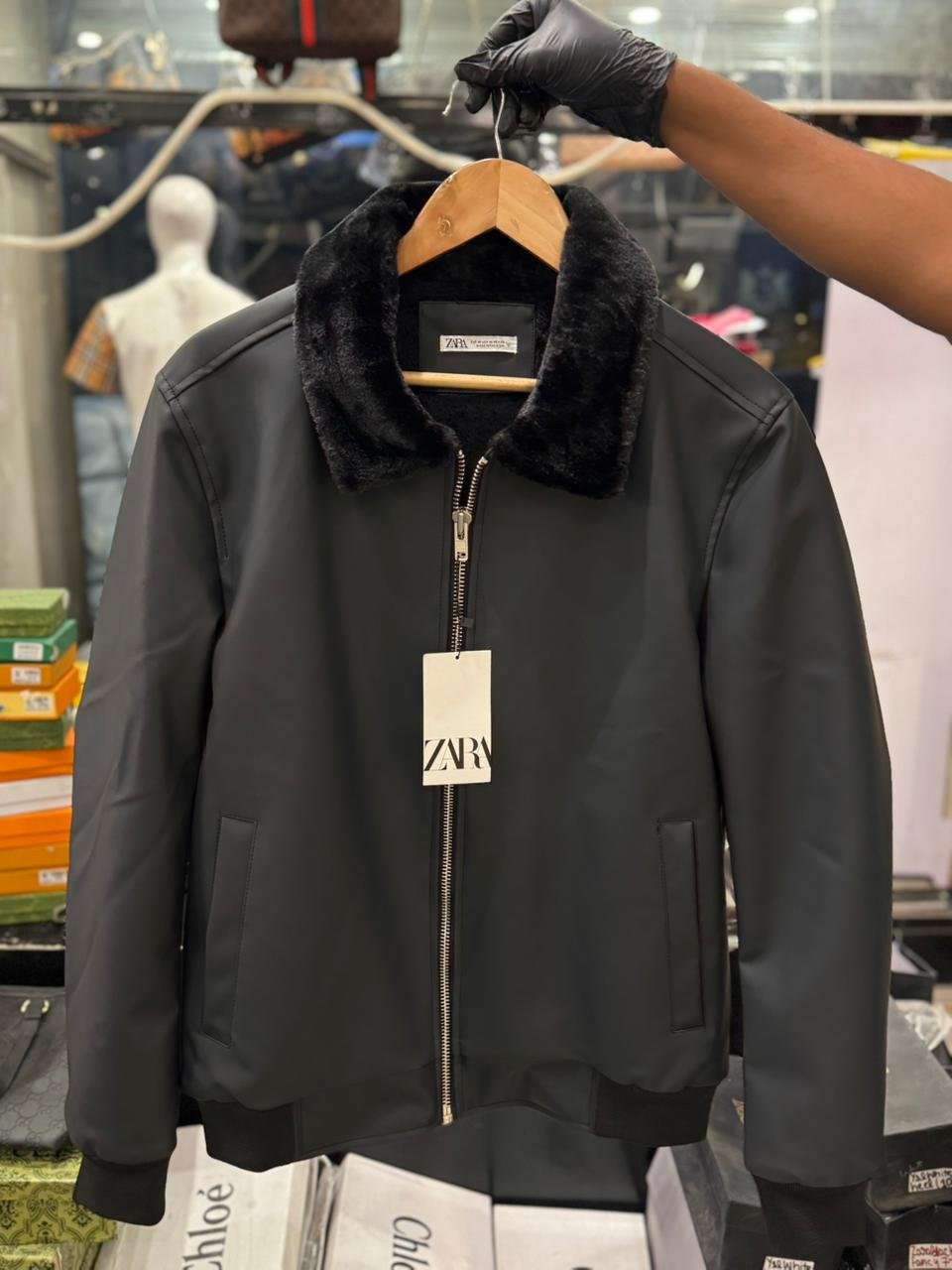 Zara Leather Jacket 118