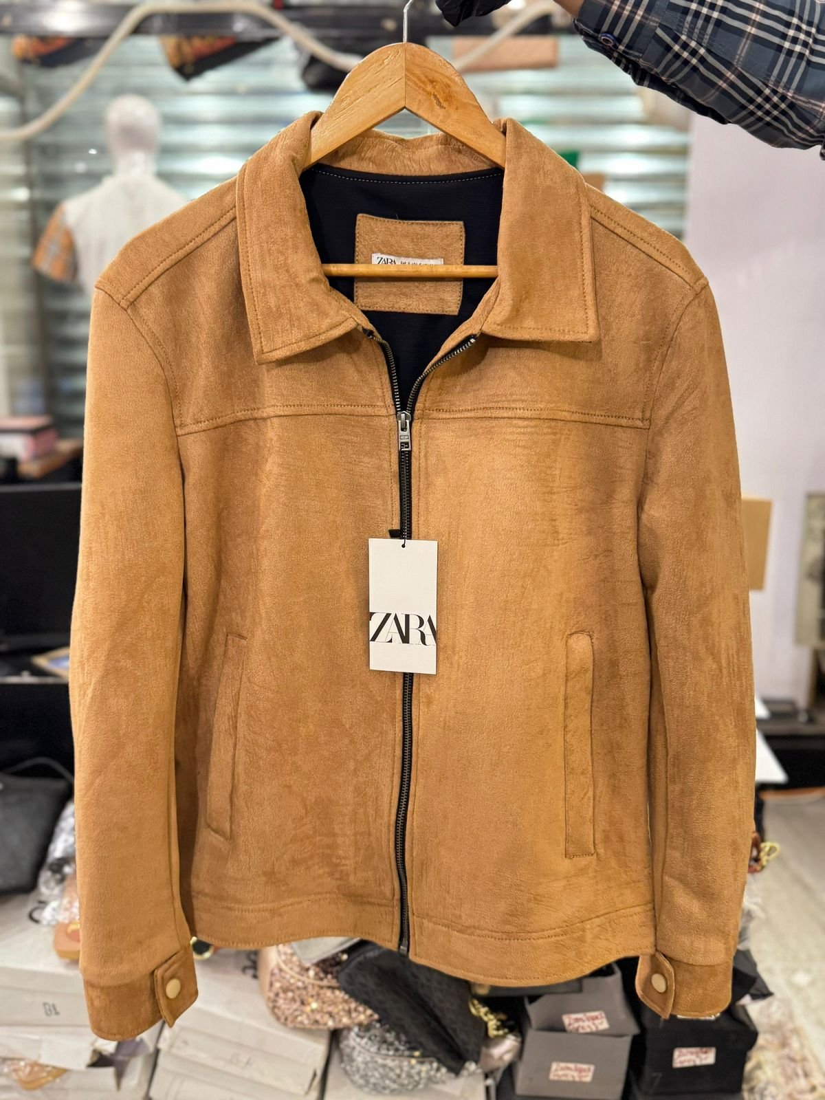 Zara Suede Leather Jacket 127