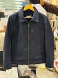 Zara Dark Blue Leather Jacket 149