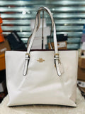Coach Mollie Tote Bag 25 in White