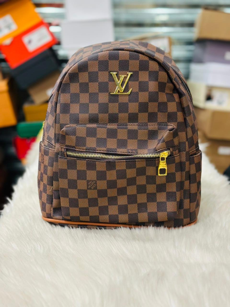 Louis Vuitton Backpack in Damier Ebene