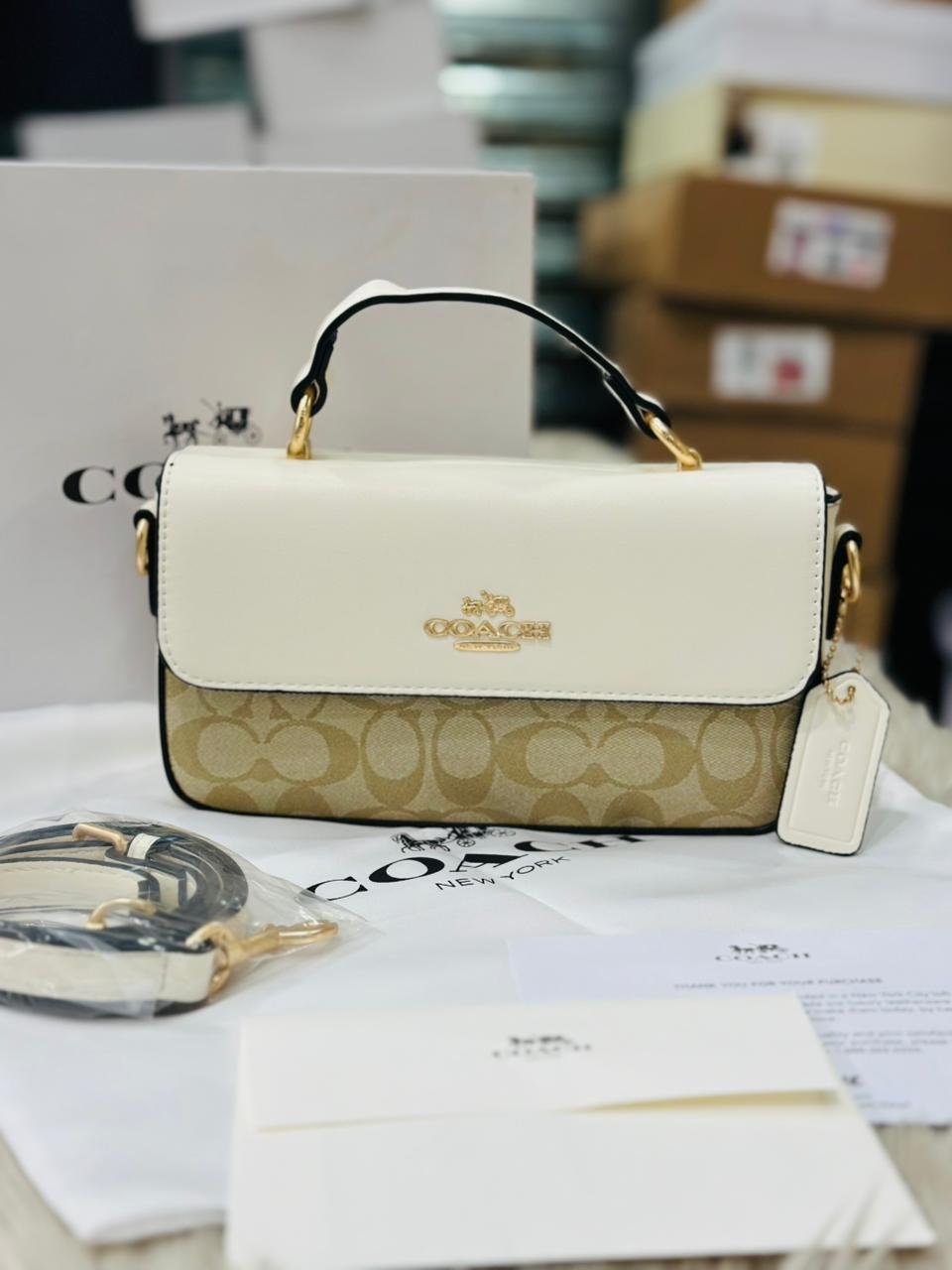 Coach Mini Josie Top Handle Crossbody Bag