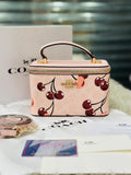 Coach Vanity with Cherry Print.