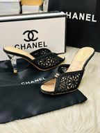 Chanel Heels In Black