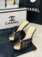 Chanel Heels In Black