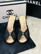Chanel Heels In Black