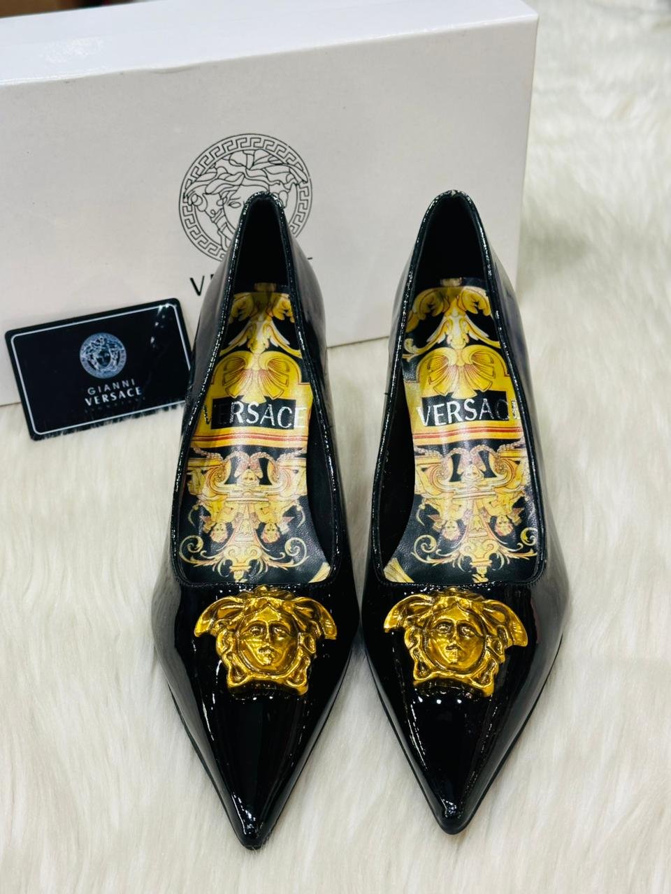 Versace La Medusa Heels