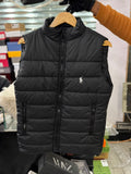 Polo Sleeveless Black Puffer Jacket