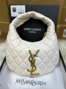 Saint Laurent Top-Handle Bag in White