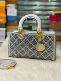 Lady Dior Bag in Metallic Tone