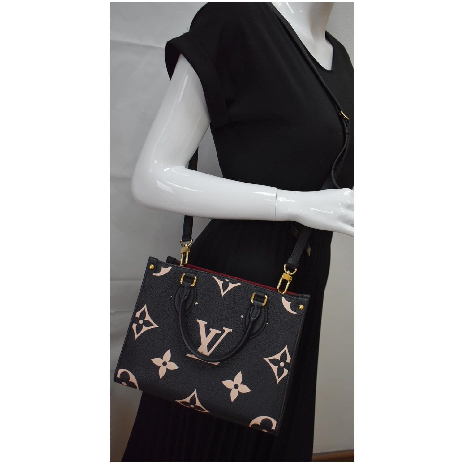 Louis Vuitton PM (small) Tote Bag in Black