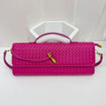 Bottega Veneta Andiamo Clutch Bag in Pink