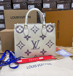 Louis Vuitton OnTheGo MM Tote Bag in Cream