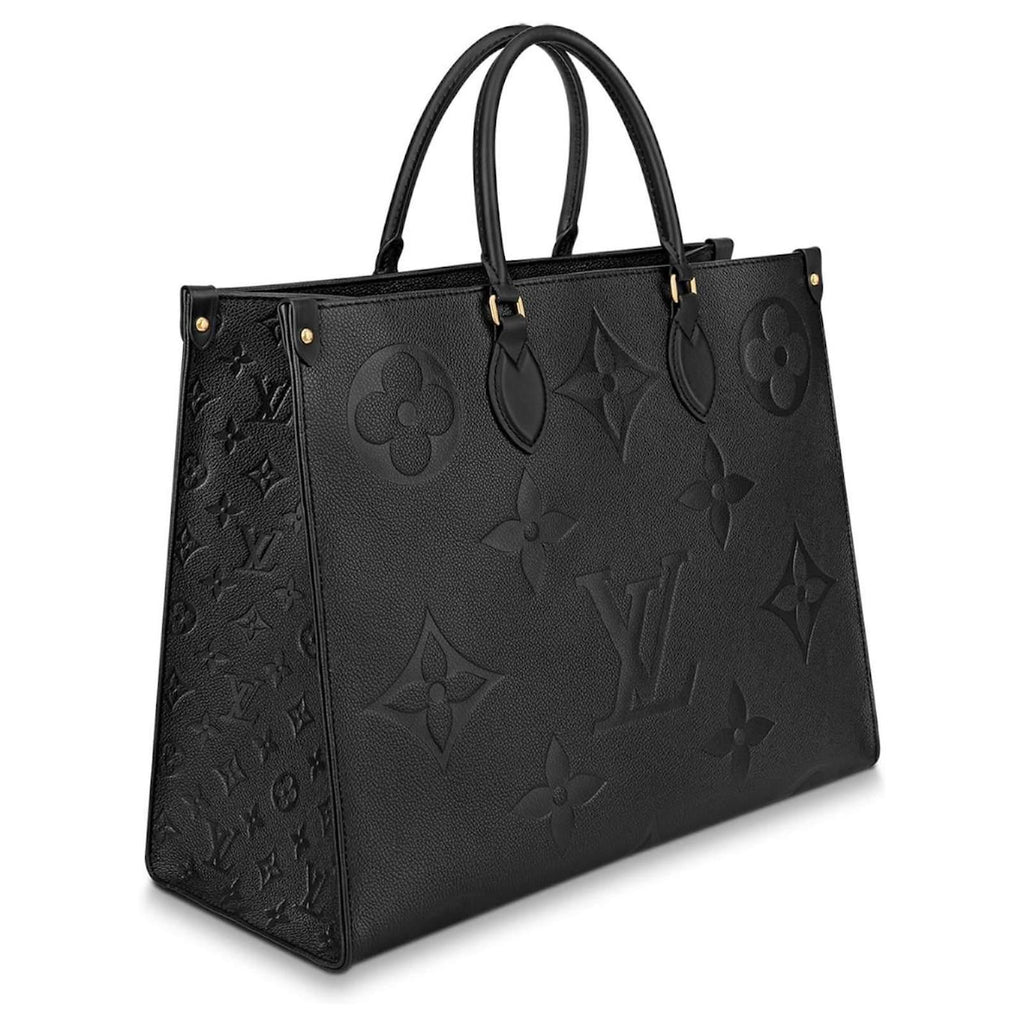 Louis Vuitton OnTheGo MM Tote Bag in Black