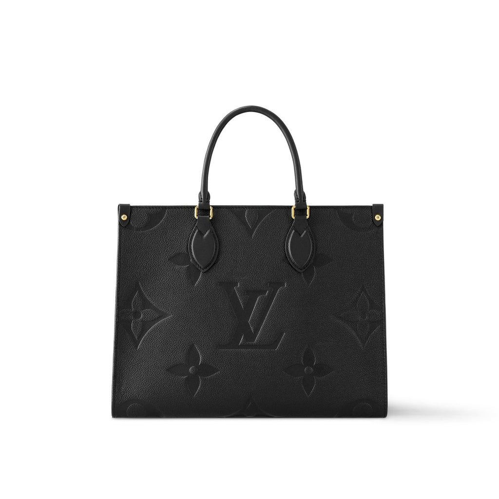 Louis Vuitton OnTheGo MM Tote Bag in Black