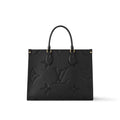 Louis Vuitton OnTheGo MM Tote Bag in Black