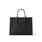 Louis Vuitton OnTheGo MM Tote Bag in Black