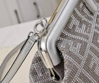 Fendi Peekaboo Small Bag in Silver