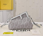 Fendi Peekaboo Small Bag in Silver