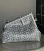 Fendi Peekaboo Small Bag in Silver