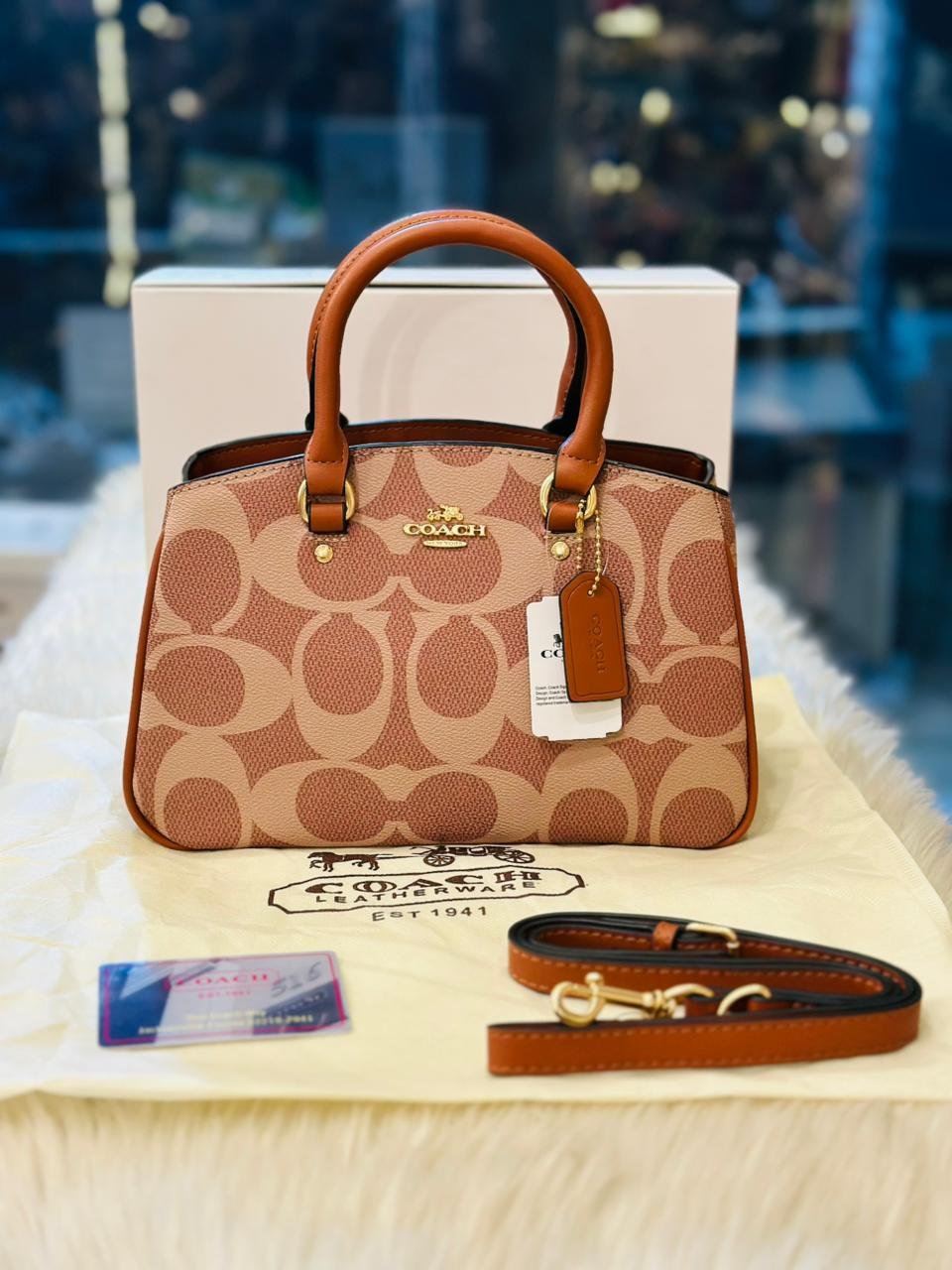 Coach Savannah Carryall Bag in Brown