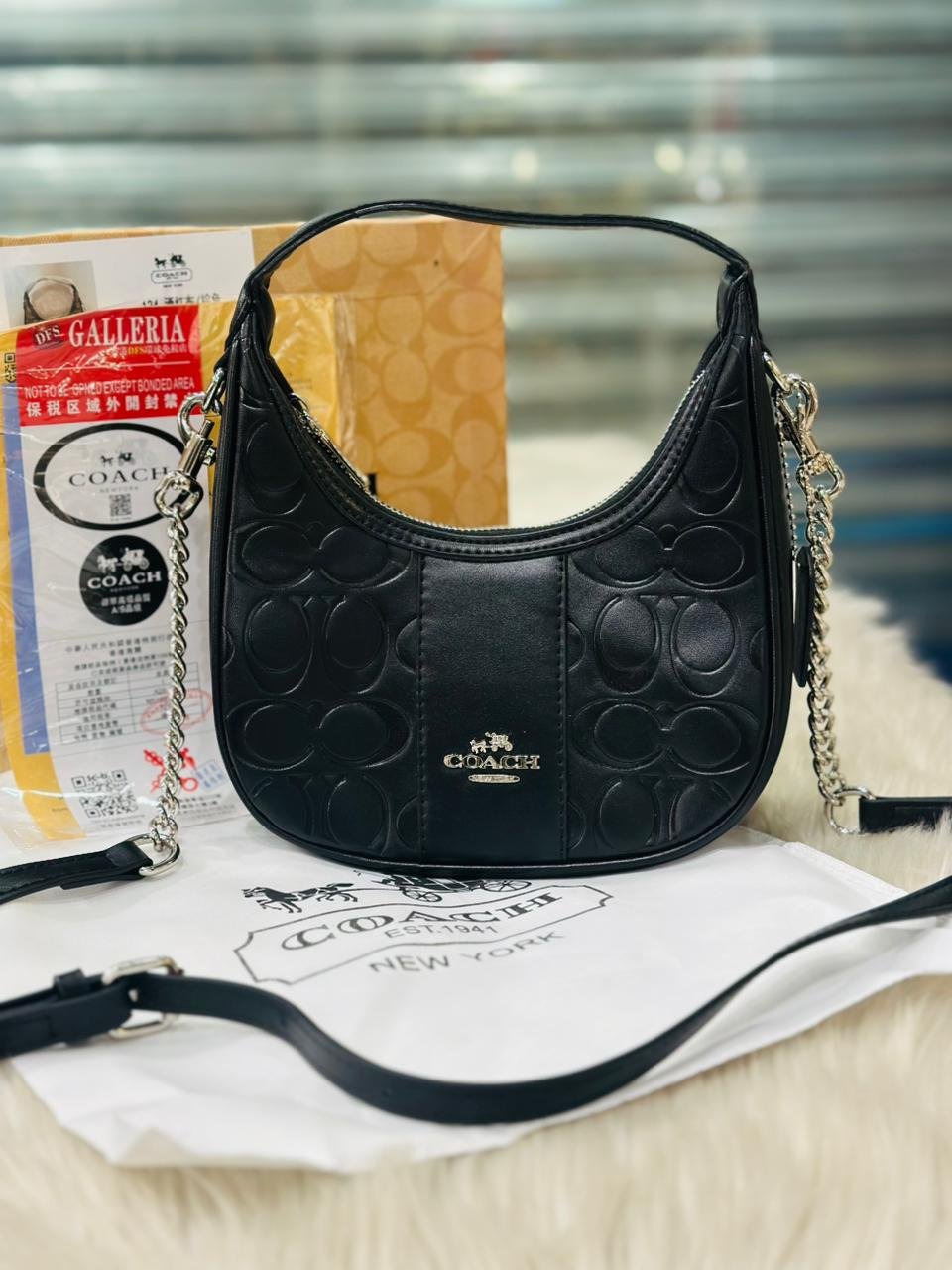 Coach Carmen Crossbody Bag in Black