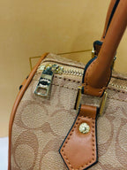 Coach Rowan Satchel in Light Brown
